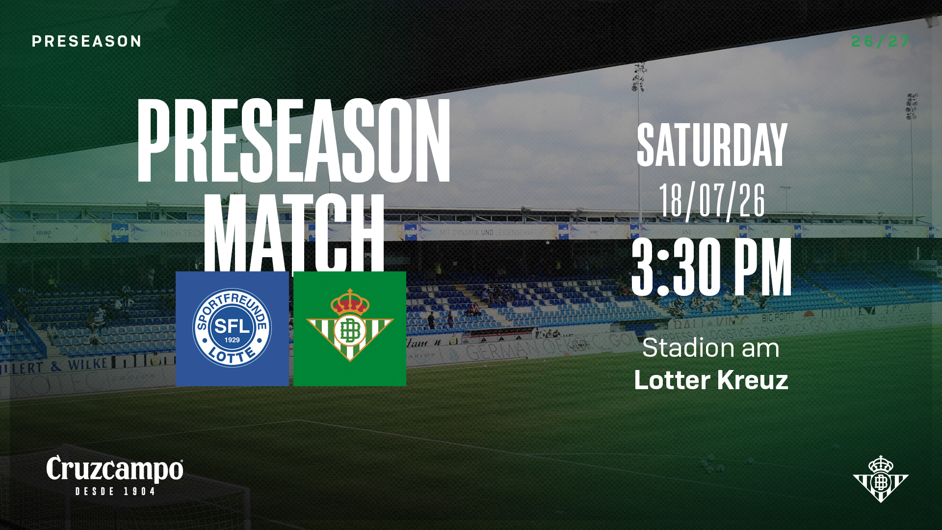 Két rangos felkészülési meccset jelentett be a Real Betis