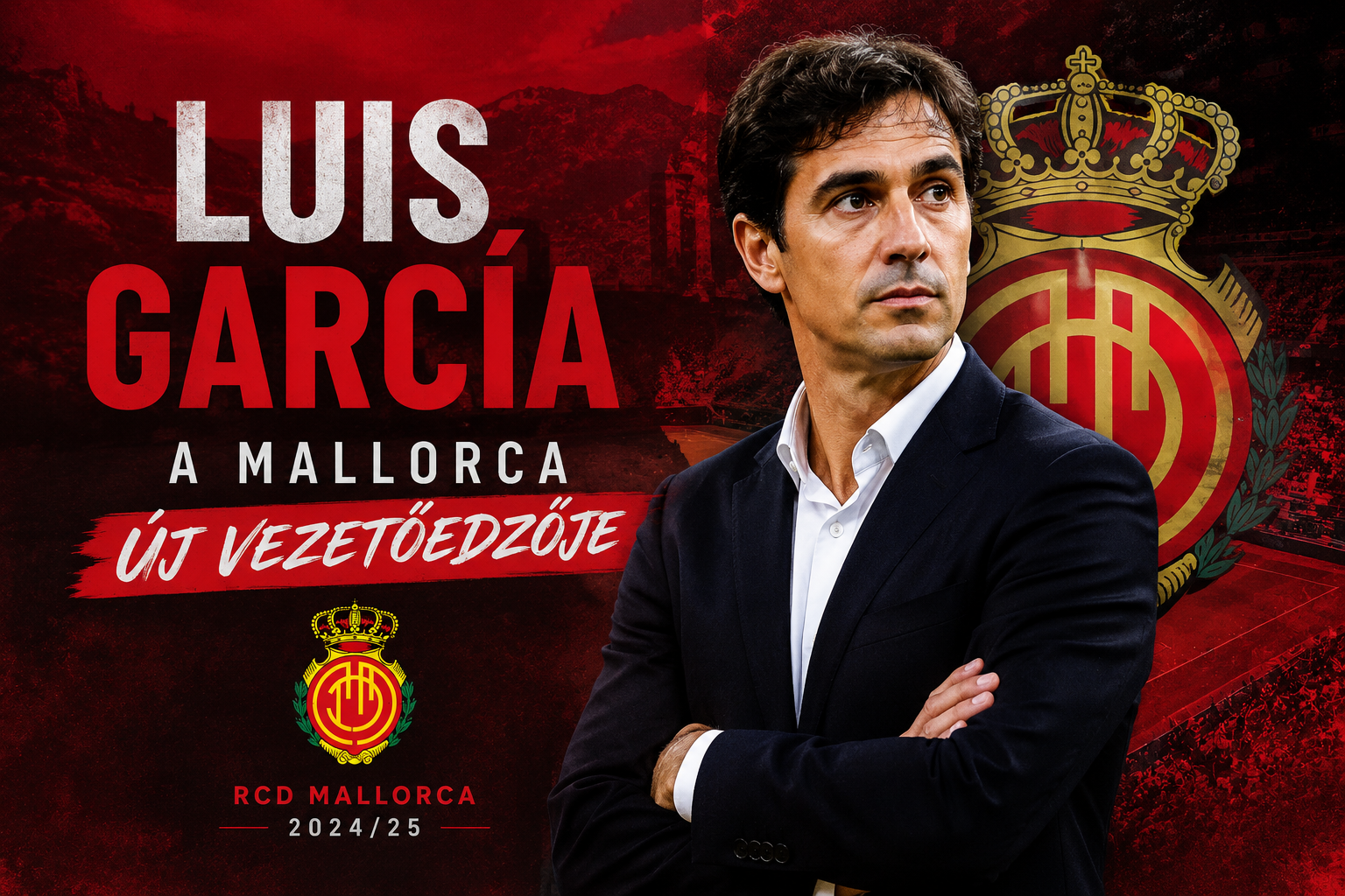 Luis García a Mallorca új vezetőedzője