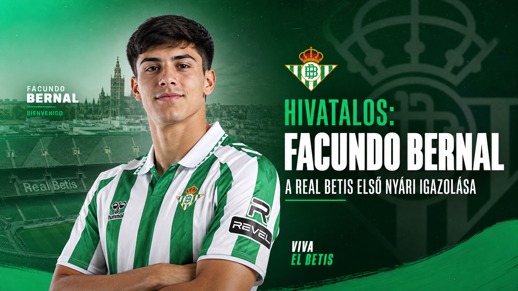 Hivatalos: Facundo Bernal a Real Betis első nyári igazolása
