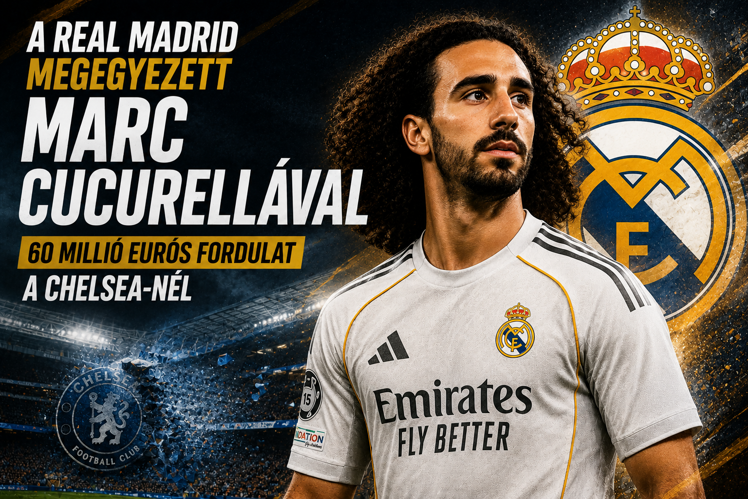 A Real Madrid megegyezett Marc Cucurellával – 60 millió eurós fordulat a Chelsea-nél