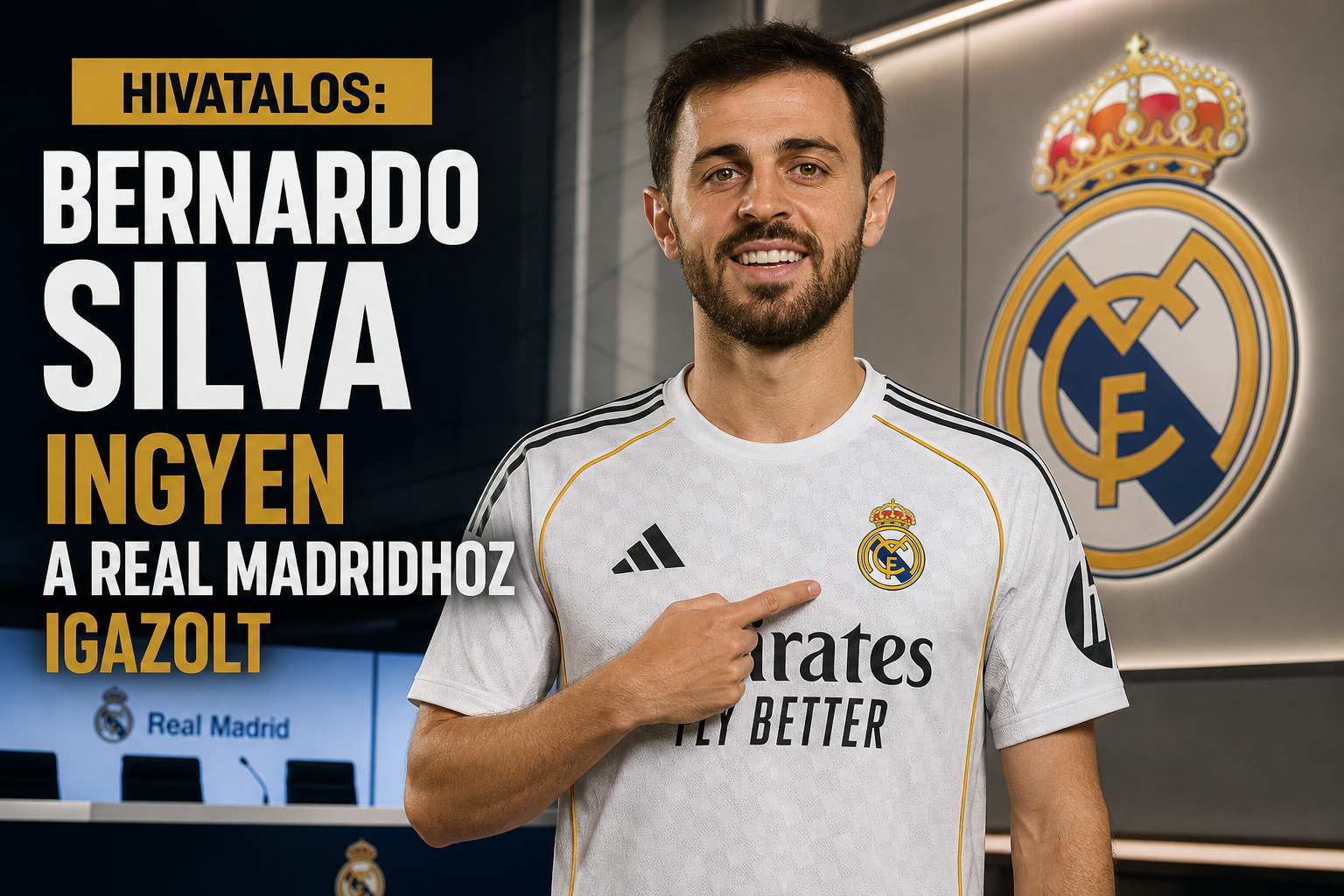 Hivatalos: Bernardo Silva ingyen a Real Madridhoz igazolt