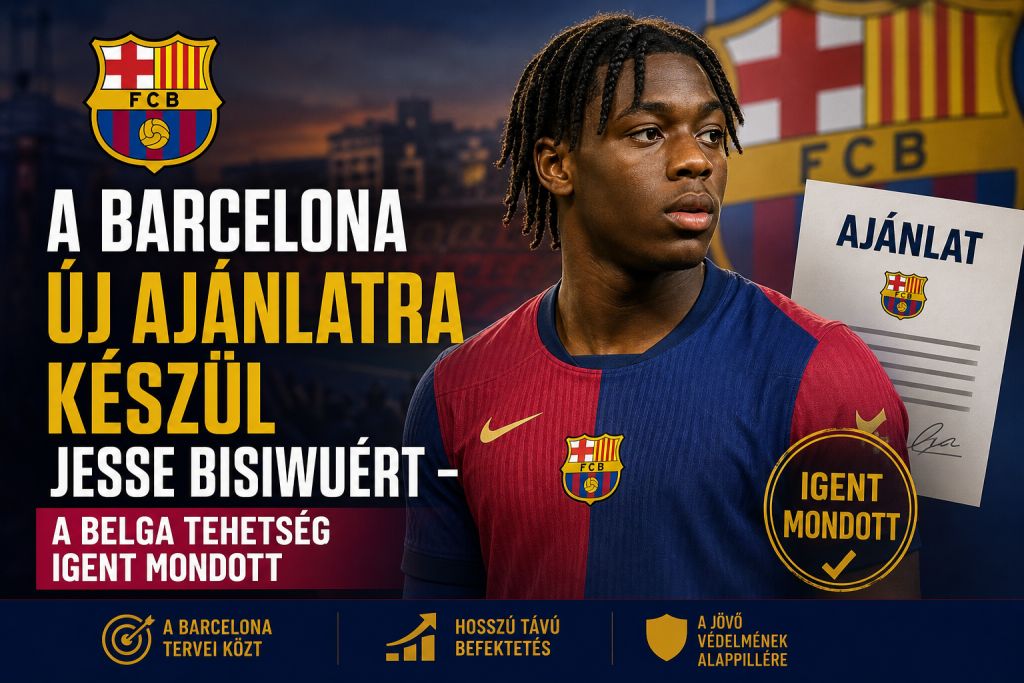 A Barcelona új ajánlatra készül Jesse Bisiwuért – a belga tehetség igent mondott