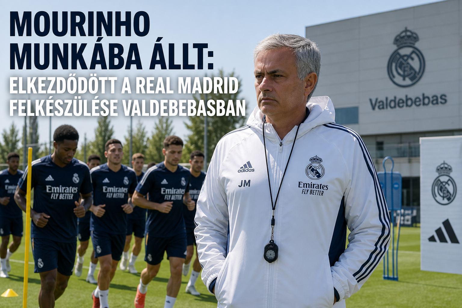 Mourinho munkába állt: elkezdődött a Real Madrid felkészülése Valdebebasban