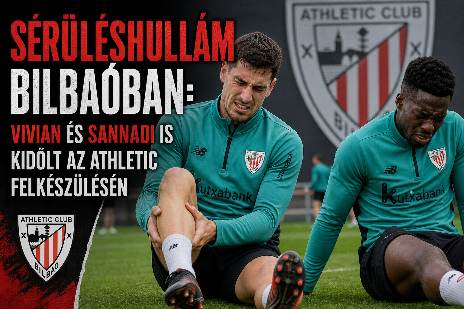 Sérüléshullám Bilbaóban: Vivian és Sannadi is kidőlt az Athletic felkészülésén