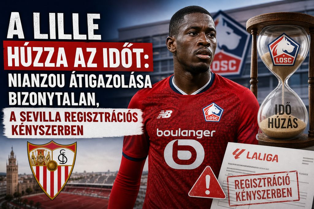 A Lille húzza az időt: Nianzou átigazolása bizonytalan, a Sevilla regisztrációs kényszerben