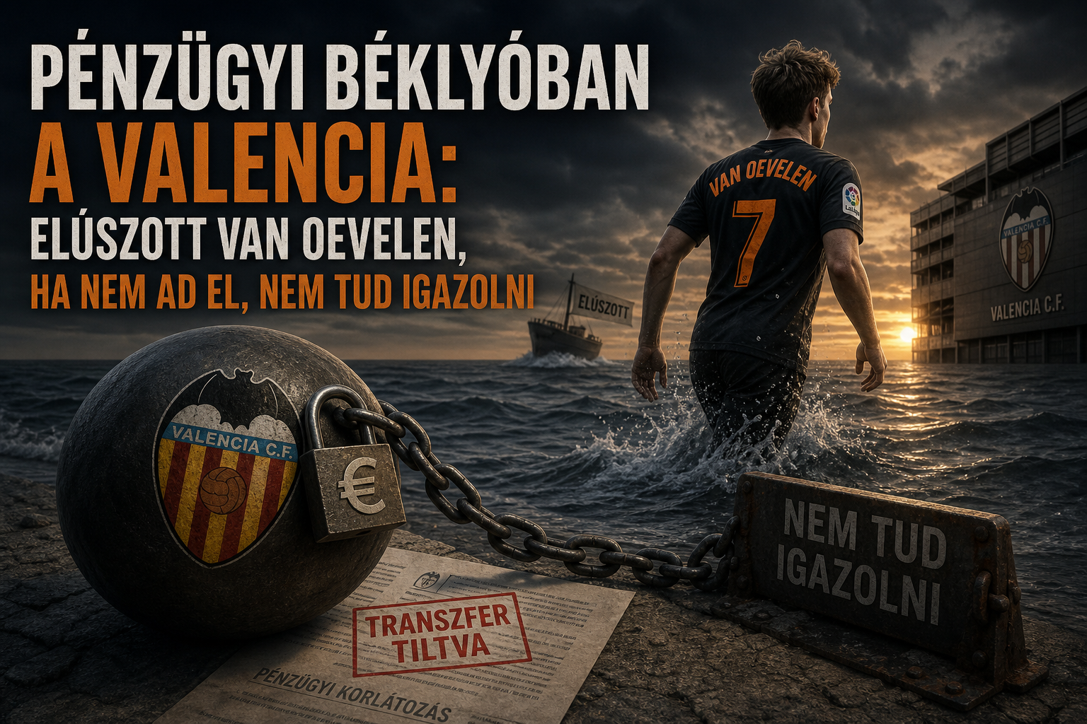 Pénzügyi béklyóban a Valencia: elúszott Van Oevelen, ha nem ad el, nem tud igazolni