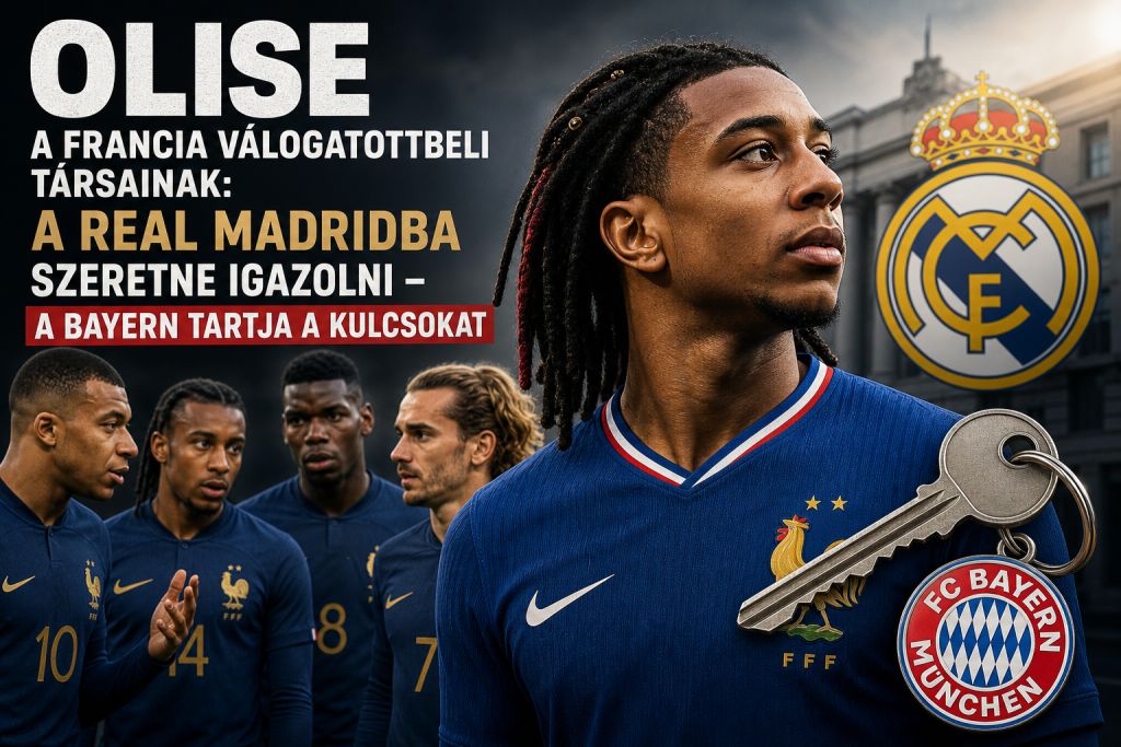 Olise a francia válogatottbeli társainak: a Real Madridba szeretne igazolni – a Bayern tartja a kulcsokat