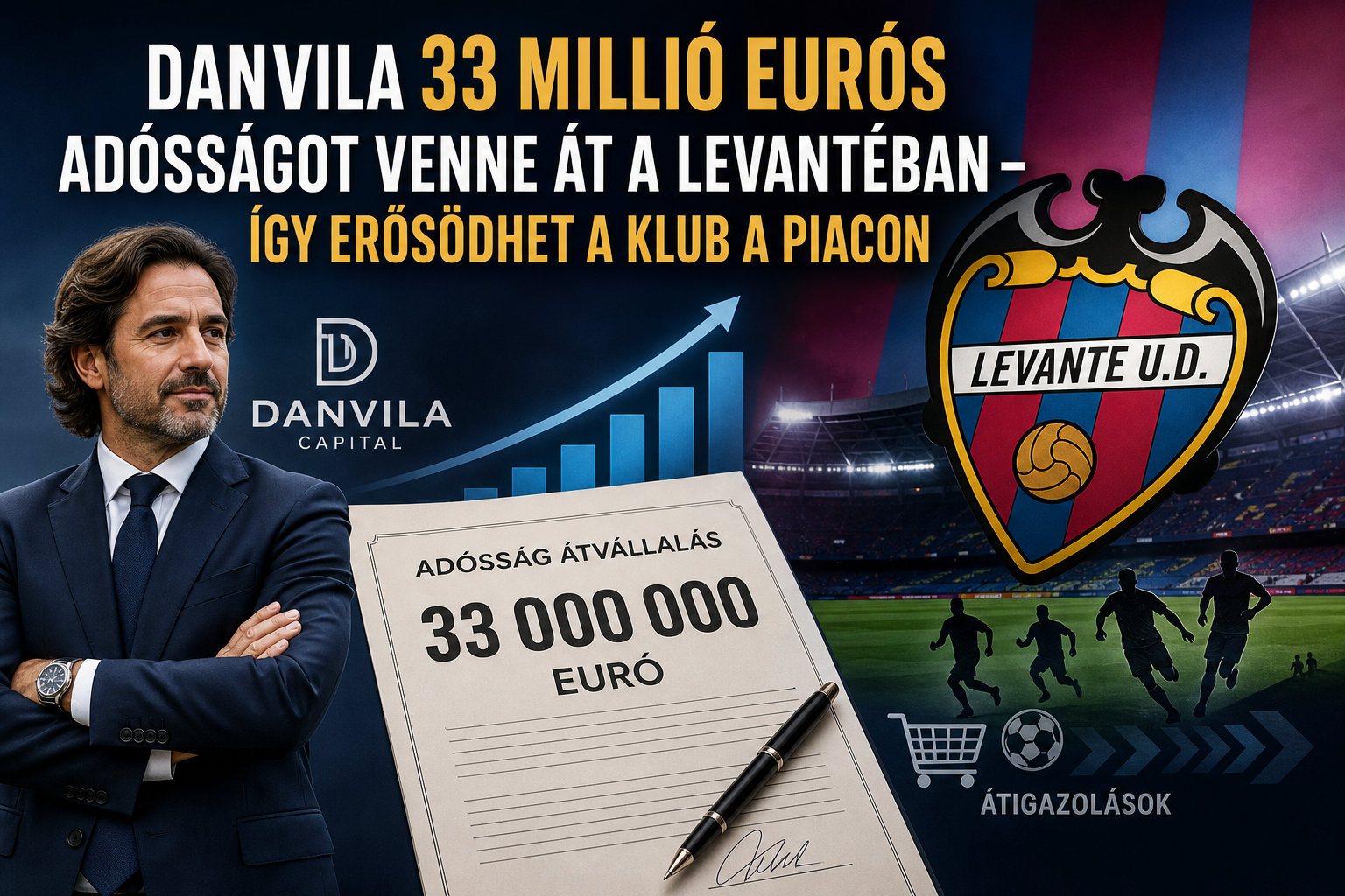 Danvila 33 millió eurós adósságot venne át a Levantéban – így erősödhet a klub a piacon