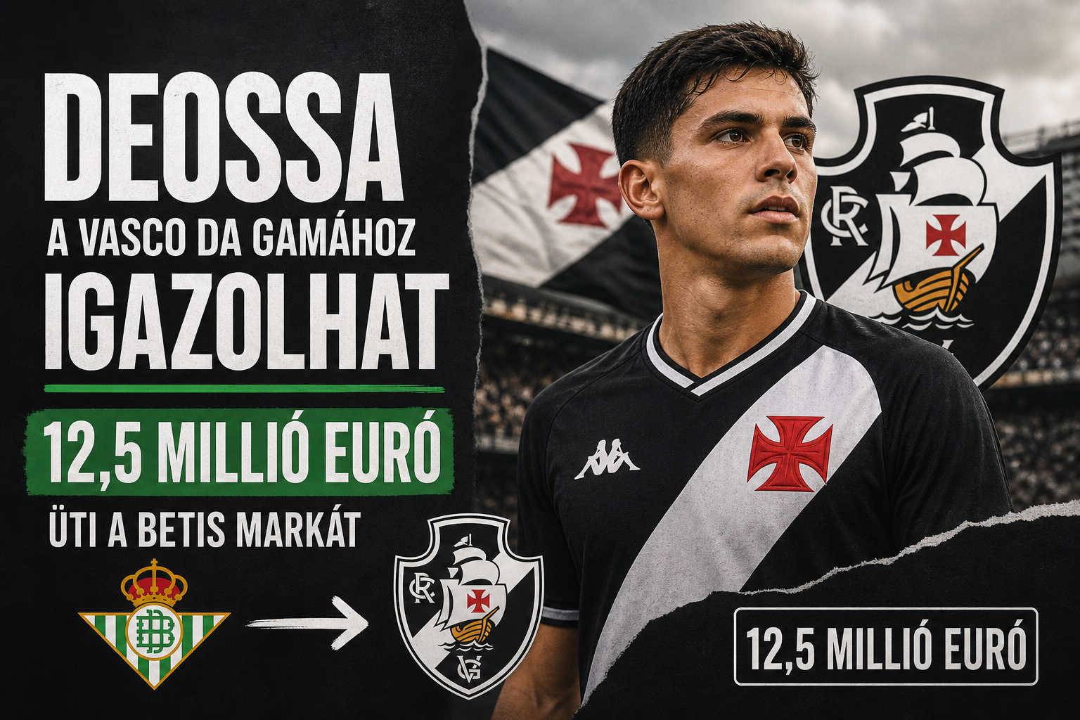 Deossa a Vasco da Gamához igazolhat – 12,5 millió euró üti a Betis markát