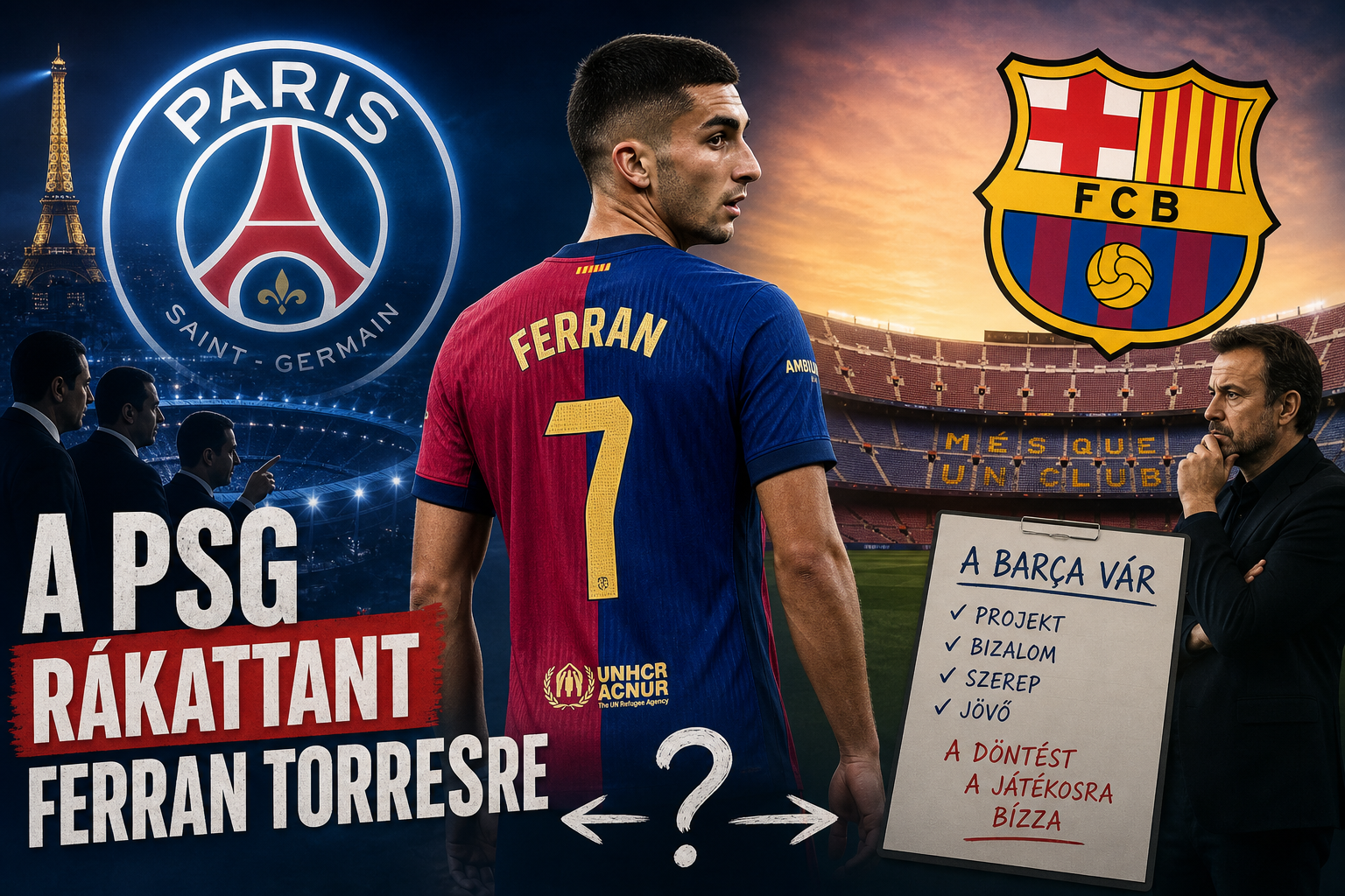 PSG rákattant Ferran Torresre – a Barcelona vár, a döntést a játékosra bízza