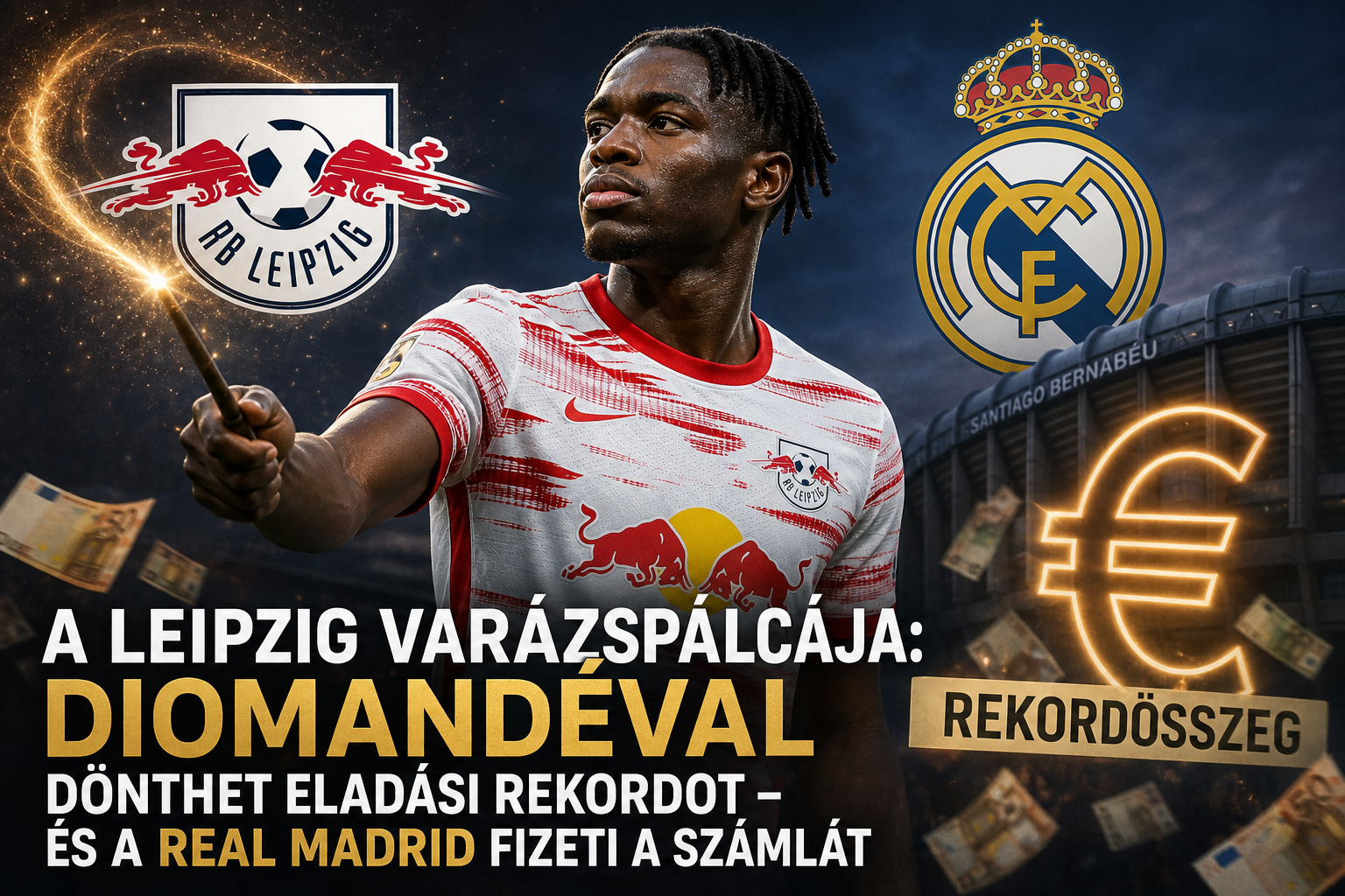 A Leipzig varázspálcája: Diomandéval dönthet eladási rekordot – és a Real Madrid fizeti a számlát