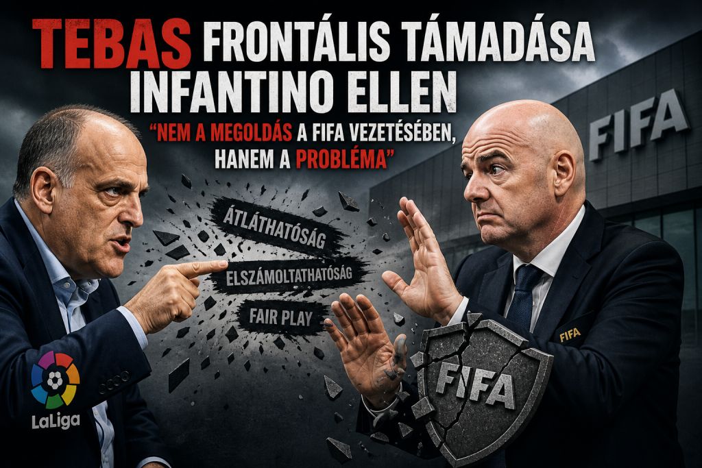 Tebas frontális támadása Infantino ellen: „Nem a megoldás a FIFA vezetésében, hanem a probléma”