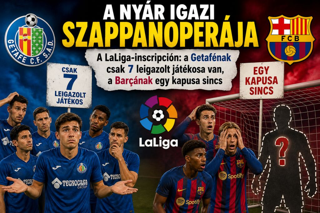 A nyár igazi szappanoperája a LaLiga-inscripción: a Getafénak csak 7 leigazolt játékosa van, a Barçának egy kapusa sincs
