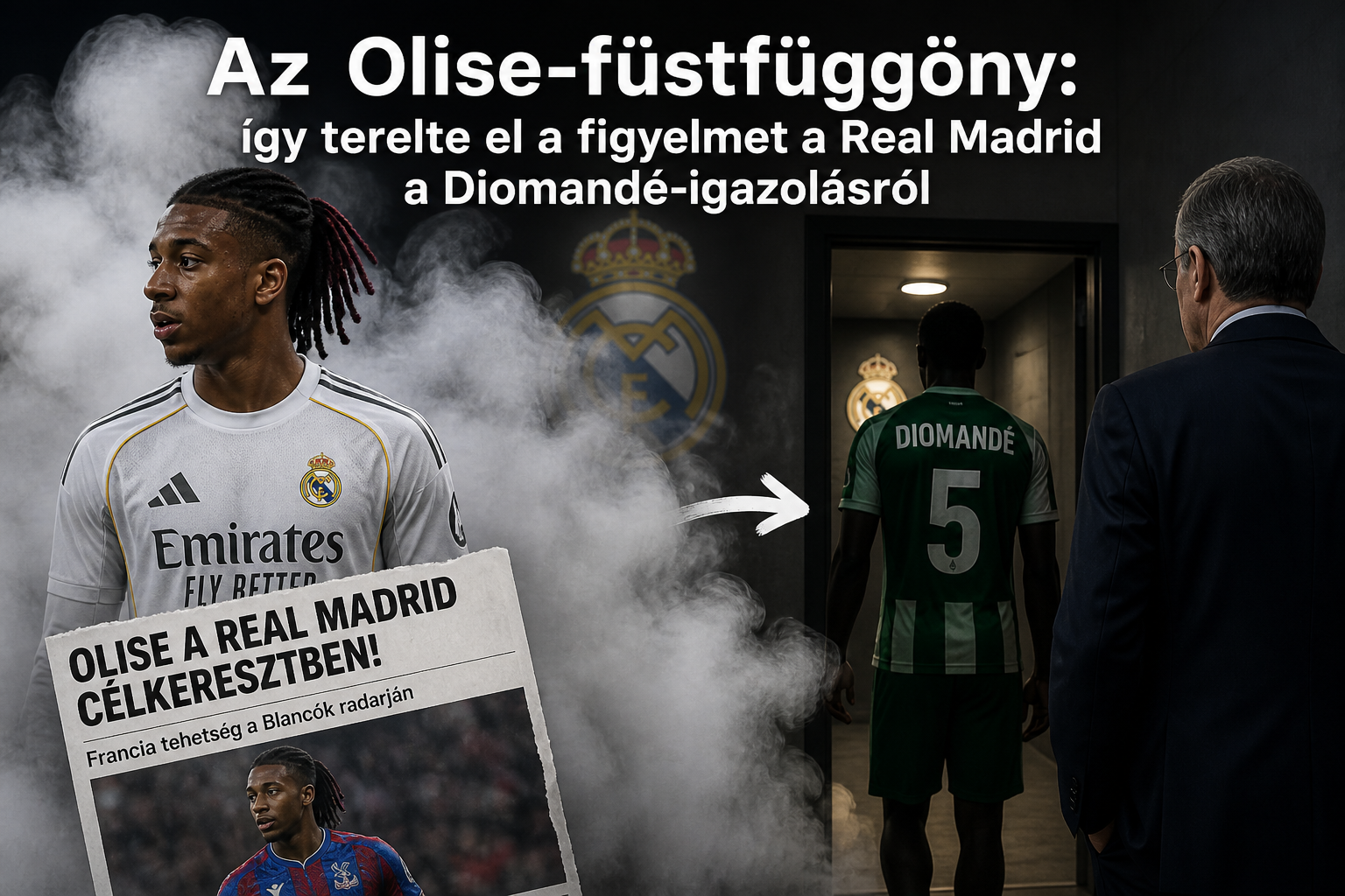 Az Olise-füstfüggöny: így terelte el a fígyelmet a Real Madrid a Diomandé-igazolásról