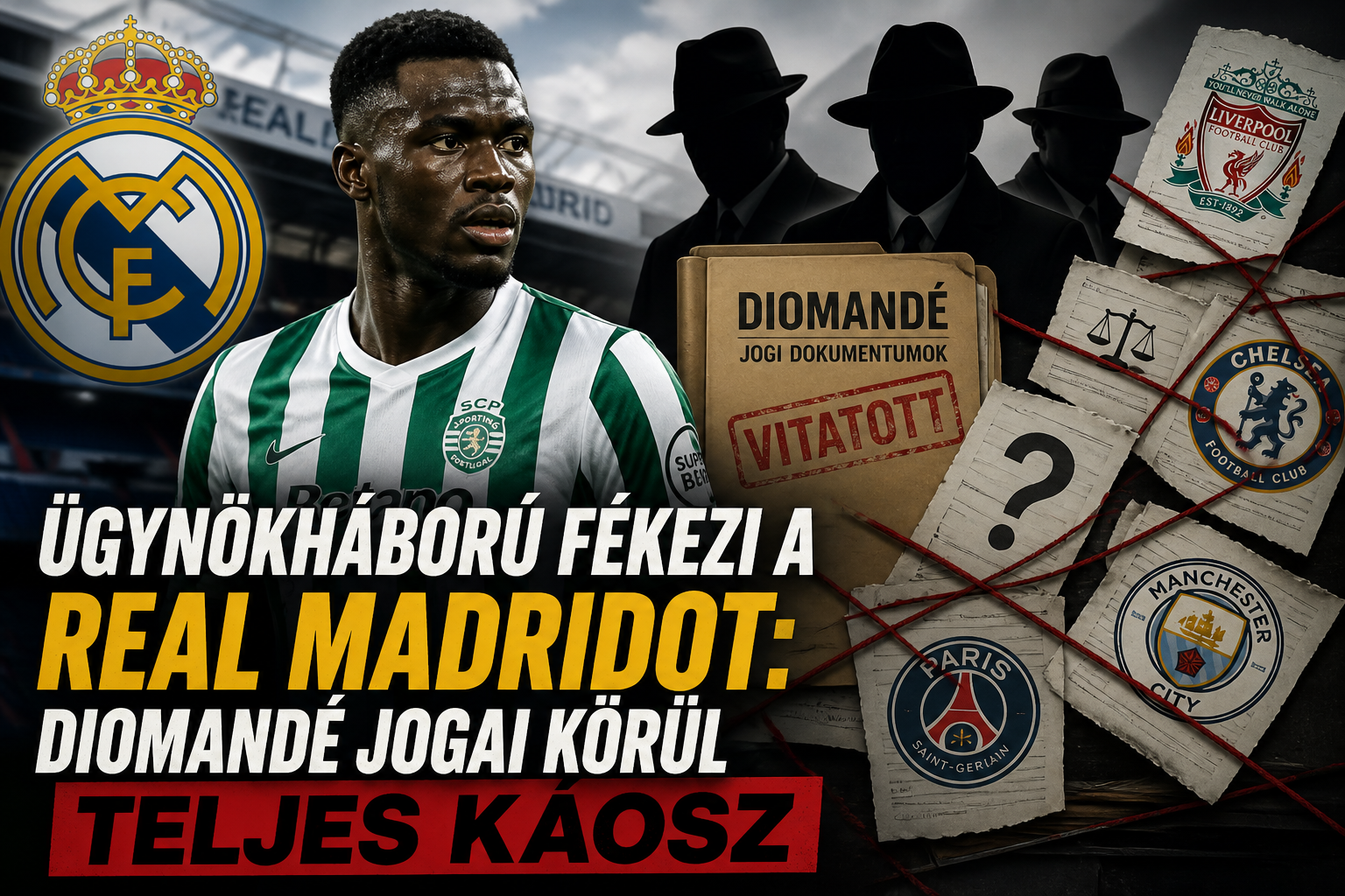 Ügynökháború fékezi a Real Madridot: Diomandé jogai körül teljes káosz