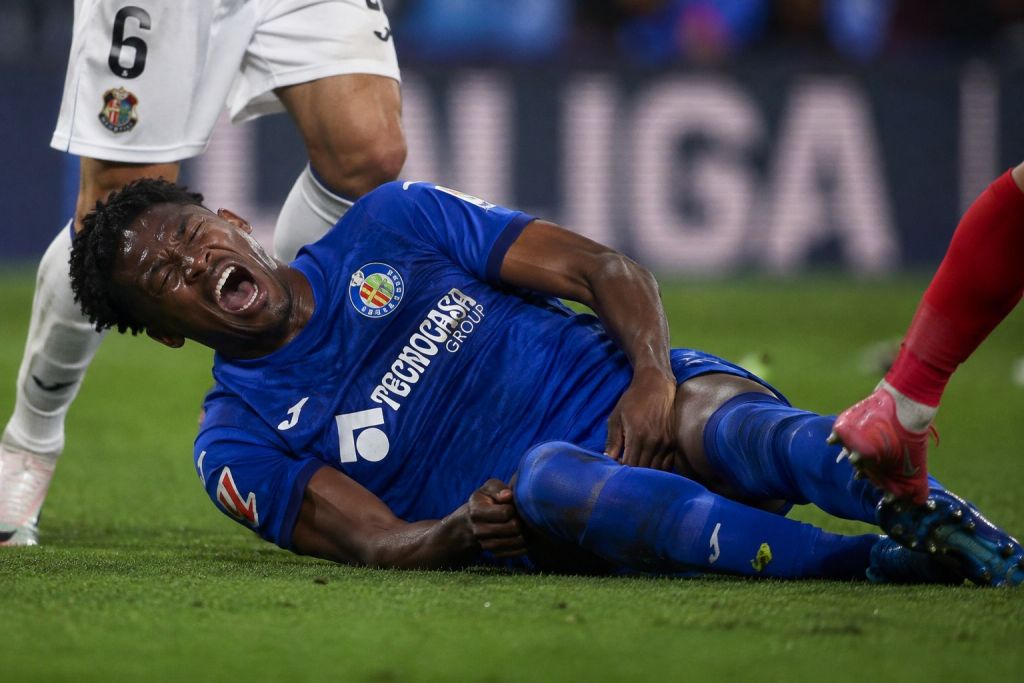 Dráma a Getaféban: Christantus Uche egész szezonra kidőlt egy brutális belépő után